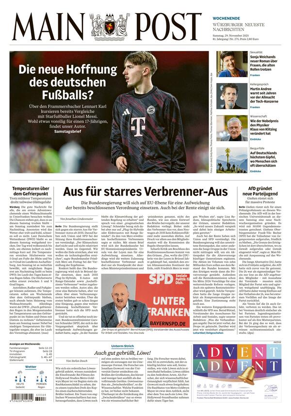 Hauptausgabe Würzburg