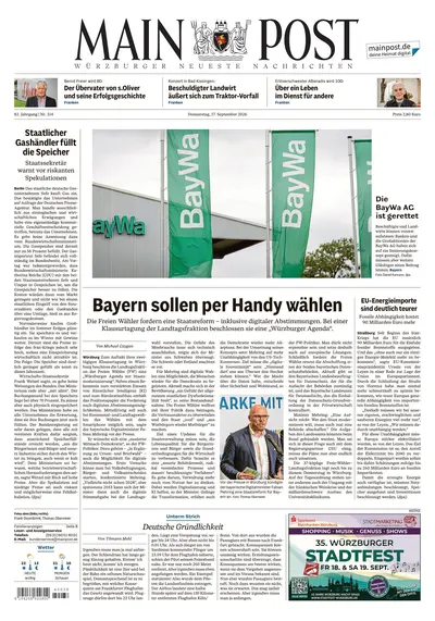 Hauptausgabe Würzburg